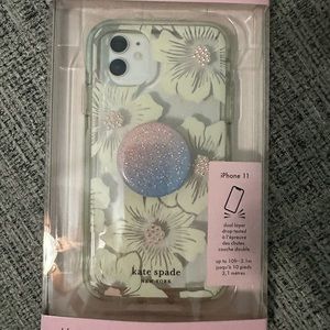 Kate Spade iPhone 11 case with Popsocket